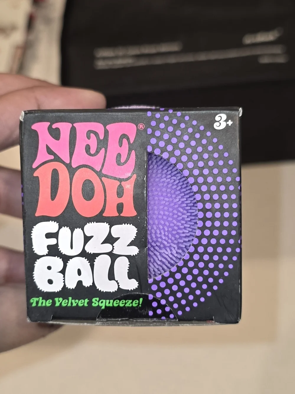Fuzz Ball Velvet Squeeze - Purple